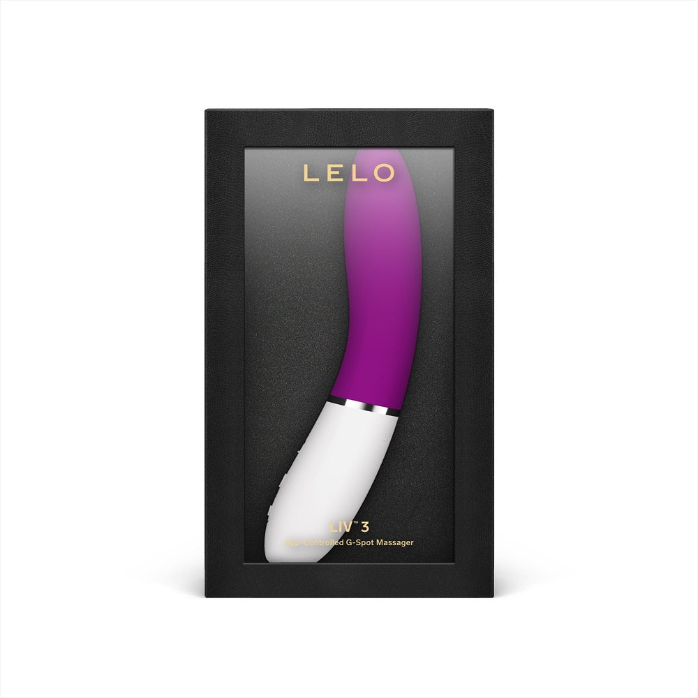 Lelo liv 3 app controlled g spot vibrator deep rose with two additional modes - g-spot vibrators peaches and screams
