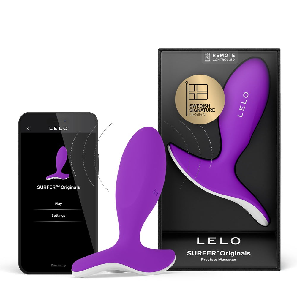 Lelo originals surfer premium silicone anal plug - butt plugs peaches and screams