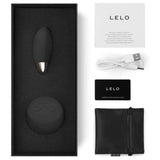 Lelo silicone black mini bullet vibrator with remote control - peaches and screams