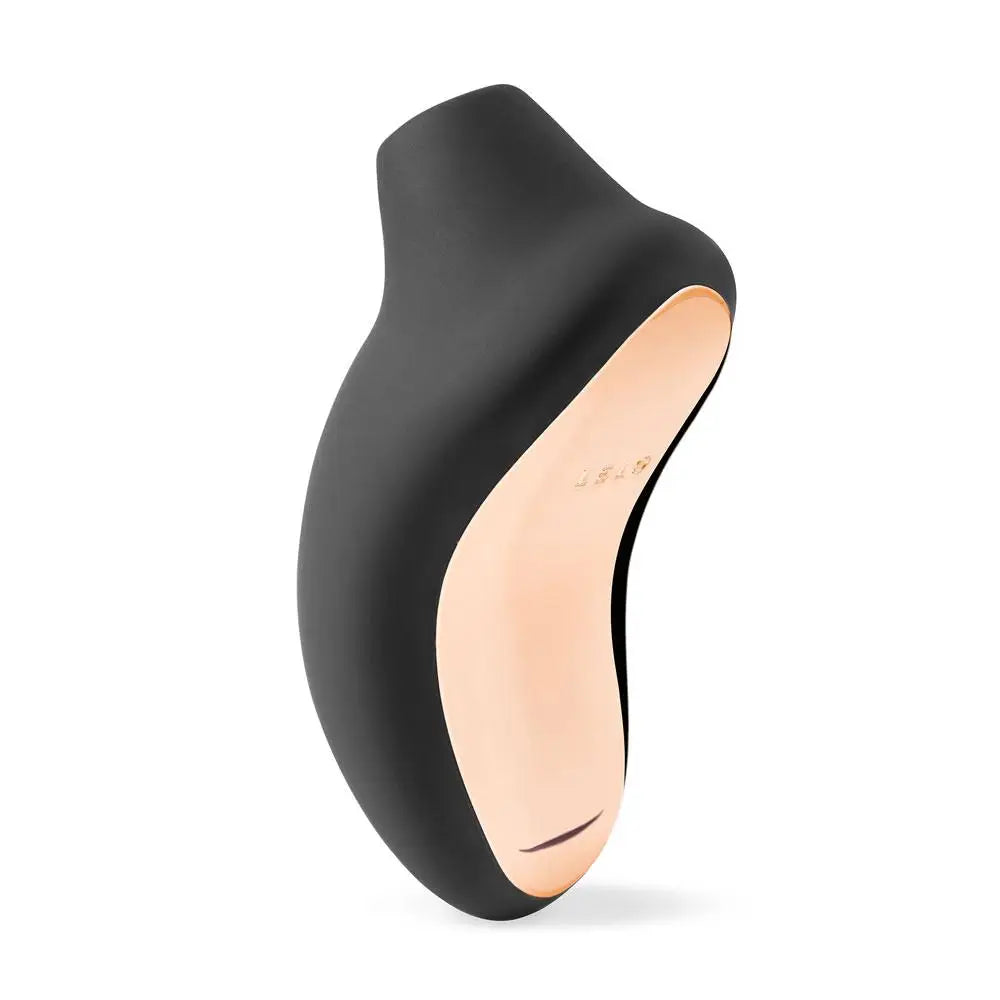 Lelo silicone black waterproof clitoral massager 8 settings - peaches and screams