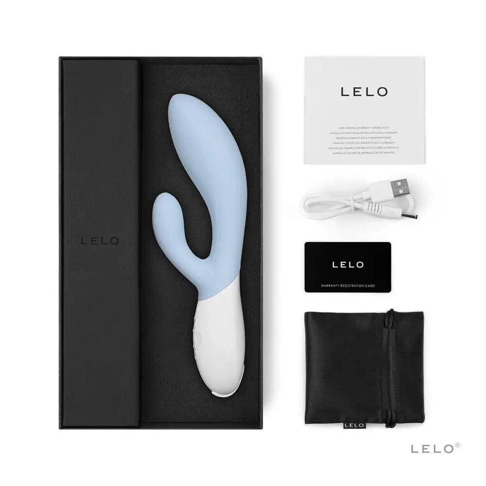 Lelo Silicone Green Multi - speed Rechargeable Rabbit Vibrator - Peaches and Screams