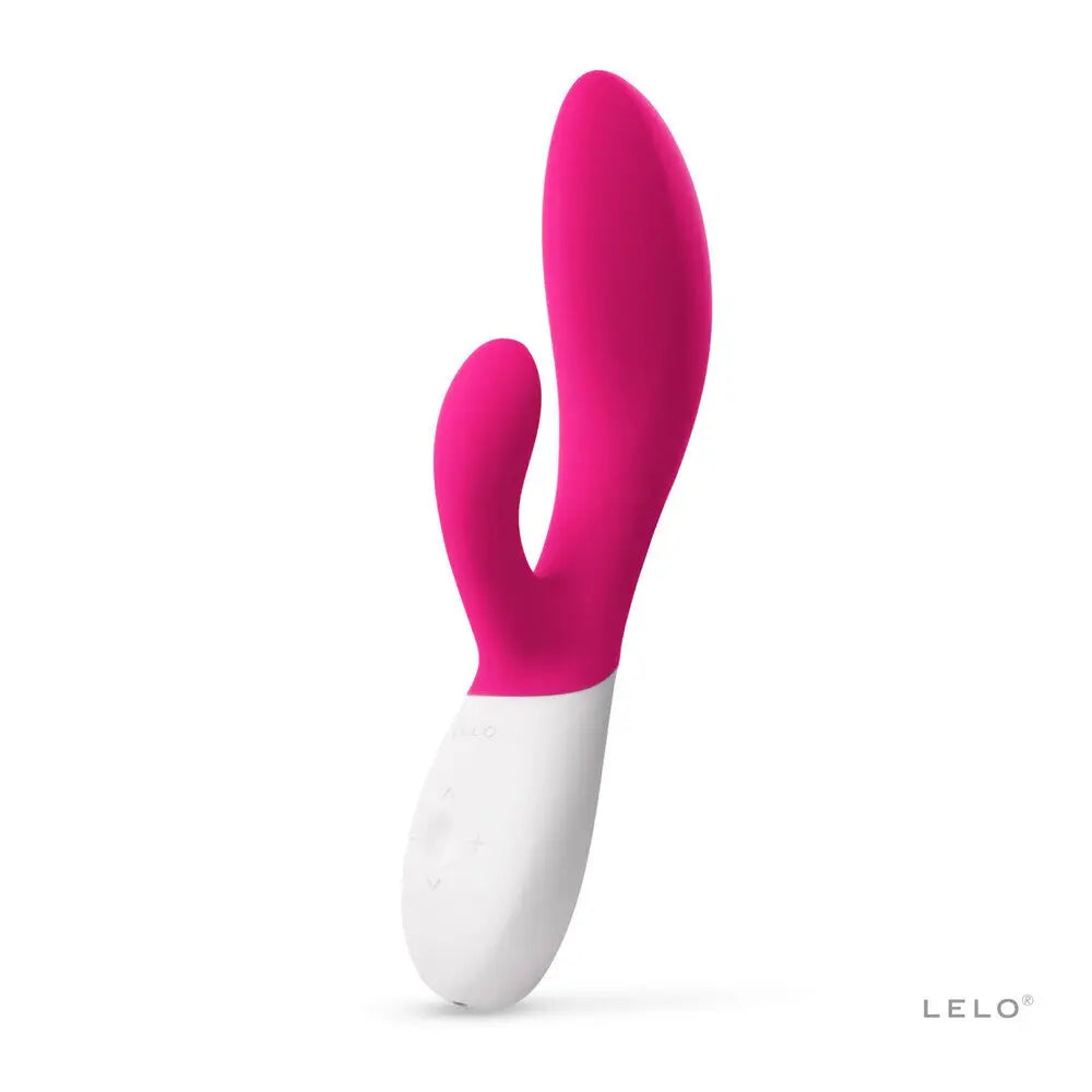 Lelo silicone pink rechargeable rabbit wave motion vibrator - peaches and screams