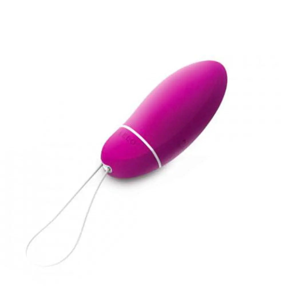 Lelo silicone purple mini vibrating love egg - peaches and screams