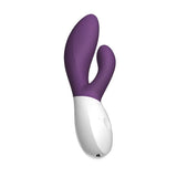 Lelo silicone purple rabbit vibrator with wave motion tech - peaches and screams