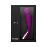 Lelo smart wand 2 medium deep rose - wand vibrators peaches and screams