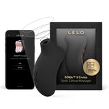 Lelo sona 3 cruise black clitoral massager - suction vibrators peaches and screams