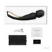 Lelo Wand 2 Silicone Black Rechargeable Waterproof Wand Vibrator - Peaches and Screams