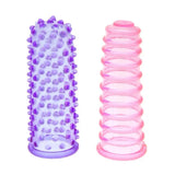 Linx kinx minx 3.25 inch 2 piece multi colour stretchy clit stim set - peaches and screams
