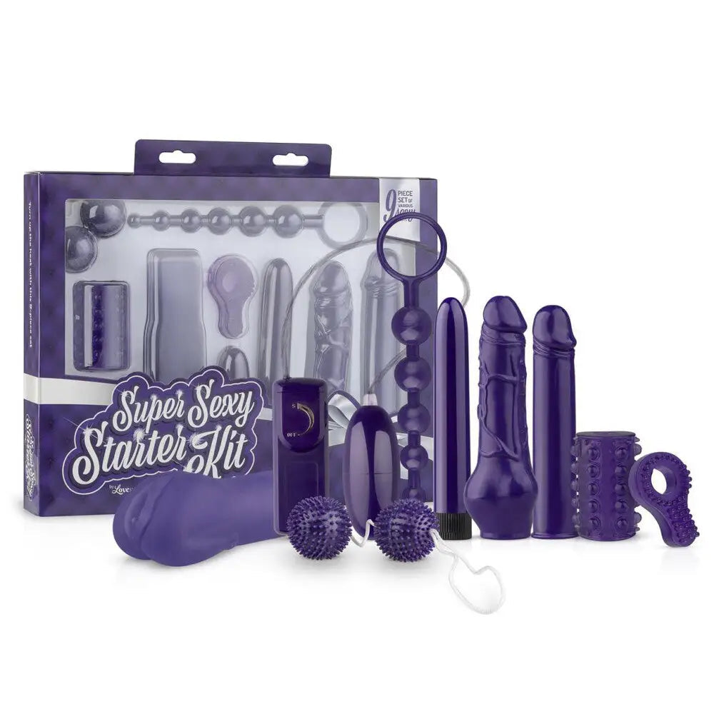 Loveboxxx Rubber Purple Starter Kit - Peaches and Screams