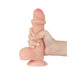 Lovetoy 7 Inches Sliding Easy Bend Skin Dildo - Peaches and Screams