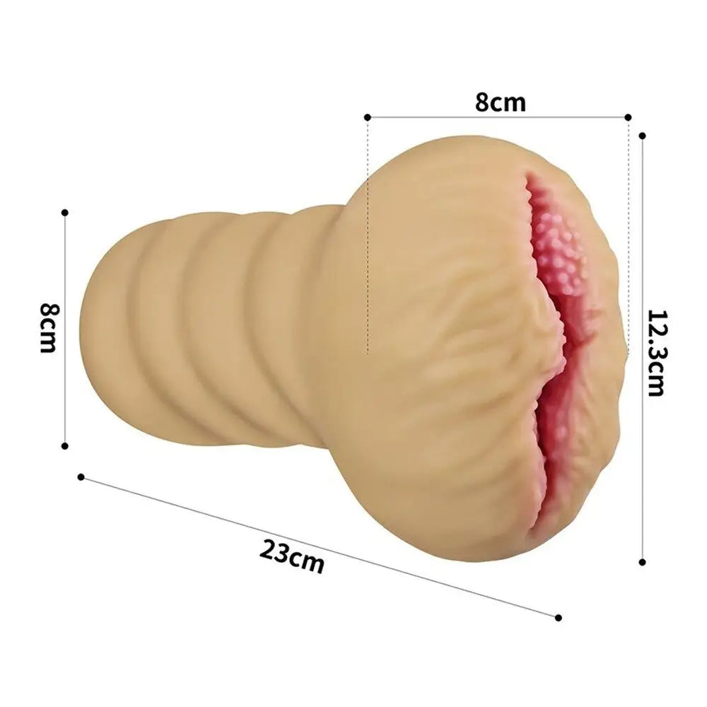 Lovetoy Aliens Pie Number 1 Flesh Pink Rubber Stealth Masturbator - Peaches and Screams