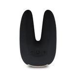 Lovetoy silicone black twin clitoral vibrator rechargeable - peaches and screams