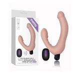 Lovetoy silicone flesh pink vibrating strapless strap - peaches and screams