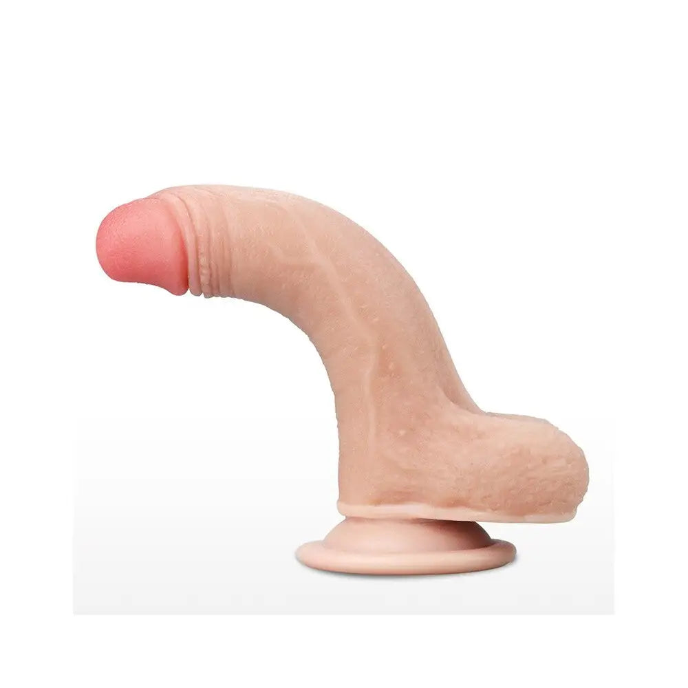 Lovetoy Sliding Skin Dildo 7 Inch - Peaches and Screams