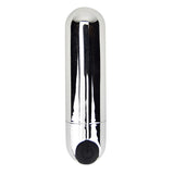 Loving joy 10 function rechargeable bullet vibrator silver - bullet vibrators peaches and screams