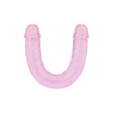 Loving joy 12 inch double dildo pink - double ended dildos peaches and screams