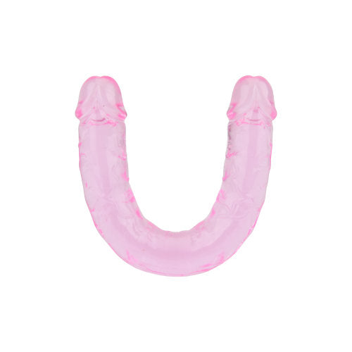 Loving joy 12 inch double dildo pink - double ended dildos peaches and screams