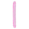 Loving joy 12 inch double dildo pink - double ended dildos peaches and screams