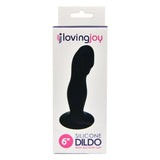 Loving joy 6 inch silicone dildo with suction cup - suction cup dildos peaches and screams
