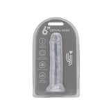 Loving joy 6 inch suction cup dildo clear - dildos peaches and screams
