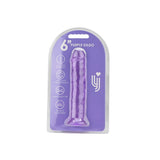 Loving joy 6 inch suction cup dildo purple - dildos peaches and screams