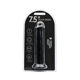 Loving joy 7.5 inch suction cup dildo black - dildos peaches and screams