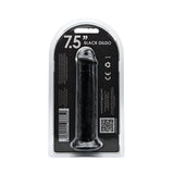 Loving joy 7.5 inch suction cup dildo black - dildos peaches and screams