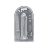 Loving joy 7.5 inch suction cup dildo clear - dildos peaches and screams