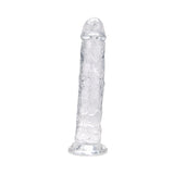 Loving joy 7.5 inch suction cup dildo clear - dildos peaches and screams