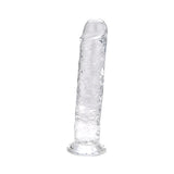 Loving joy 7.5 inch suction cup dildo clear - dildos peaches and screams