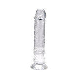 Loving joy 7.5 inch suction cup dildo clear - dildos peaches and screams