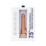Loving joy 7.5’’ remote thrusting & vibrating silicone dildo - dildos peaches and screams
