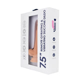 Loving joy 7.5’’ remote thrusting & vibrating silicone dildo - dildos peaches and screams