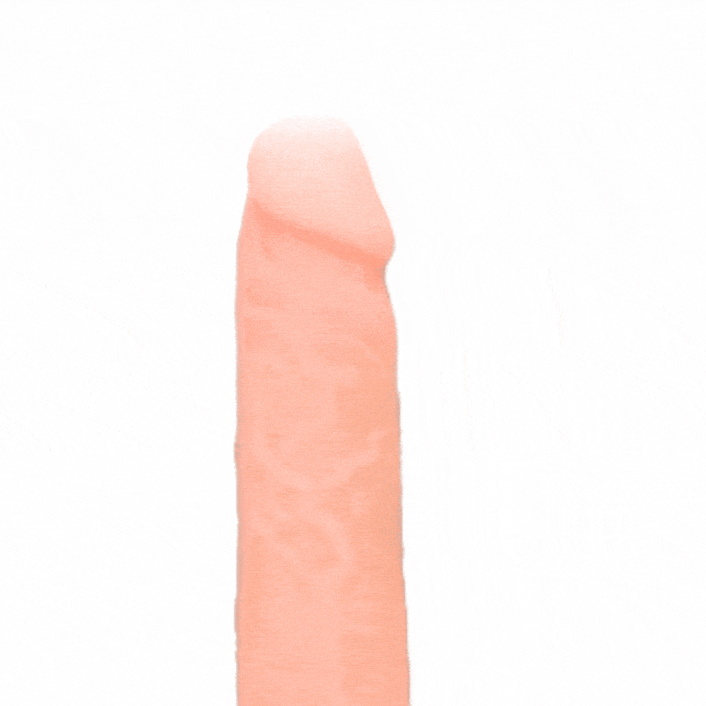 Loving joy 7.5’’ remote thrusting & vibrating silicone dildo - dildos peaches and screams
