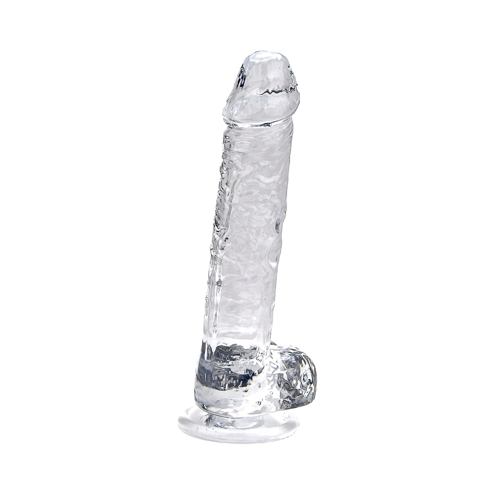 loving-joy-7-inch-dildo-with-balls-clear