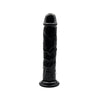 Loving joy 8.5 inch suction cup dildo black - dildos peaches and screams