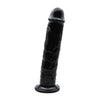 Loving joy 9.5 inch suction cup dildo black - dildos peaches and screams
