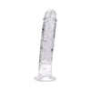 Loving joy 9.5 inch suction cup dildo clear - dildos peaches and screams