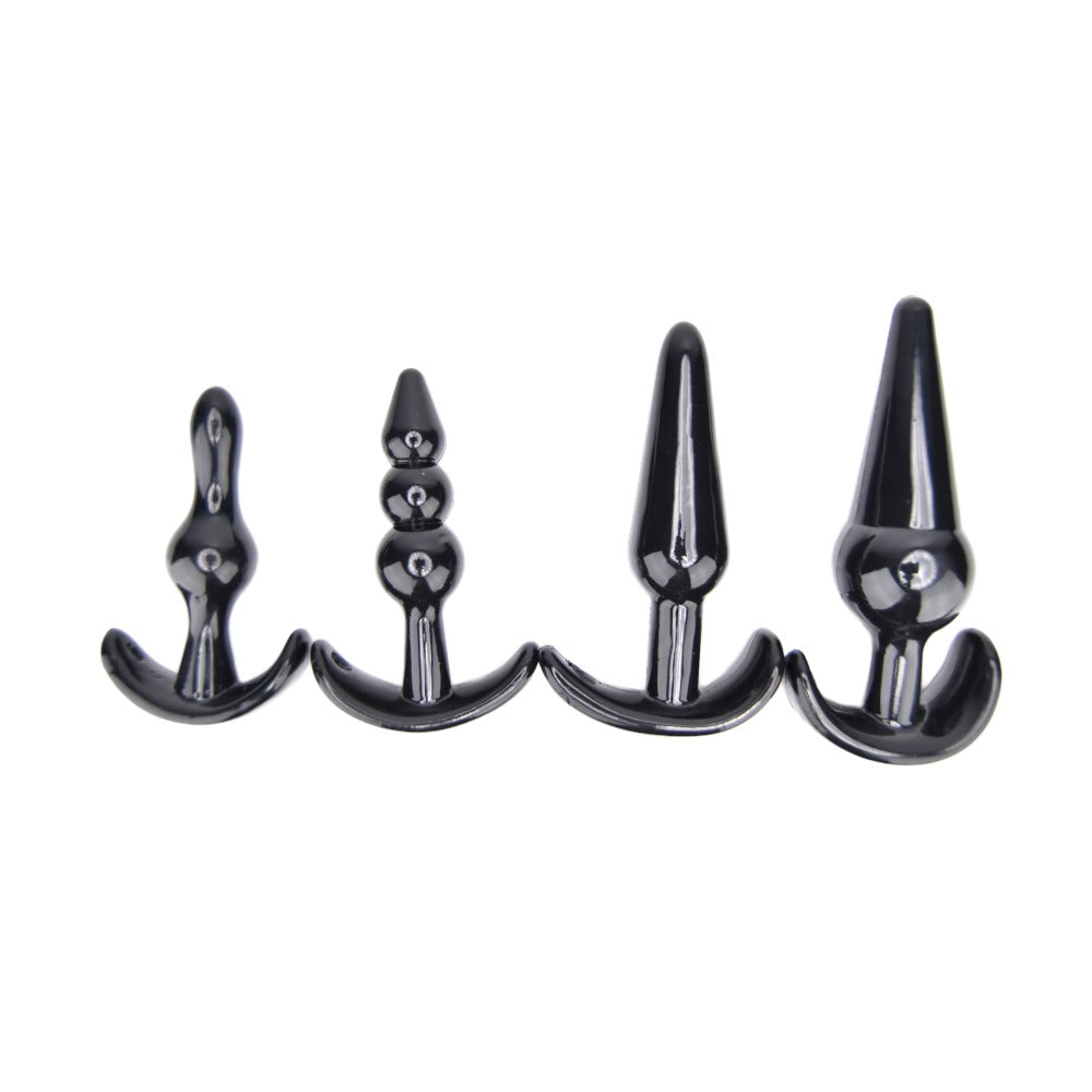 Loving joy butt plug training kit black - butt plugs peaches and screams