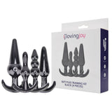 Loving joy butt plug training kit black - butt plugs peaches and screams