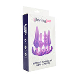 Loving joy butt plug training kit purple - butt plugs peaches and screams