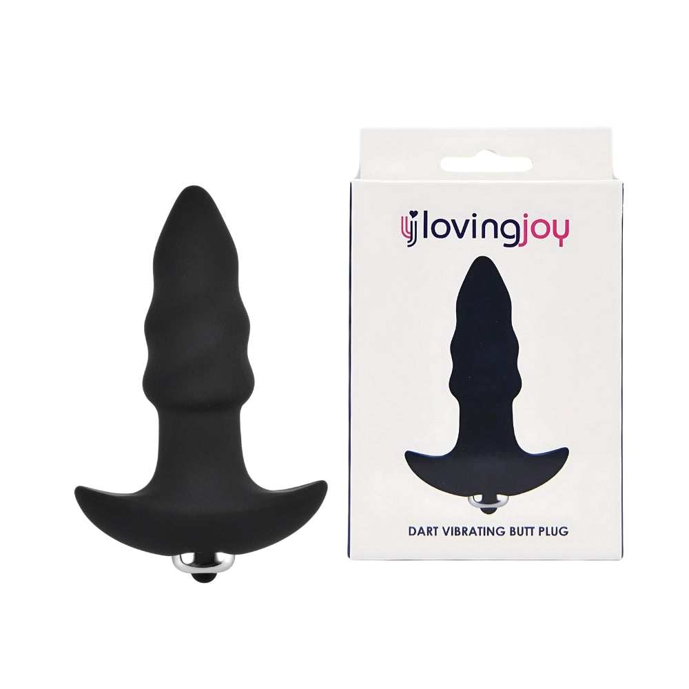 Loving joy dart 7 function vibrating butt plug - butt plugs peaches and screams