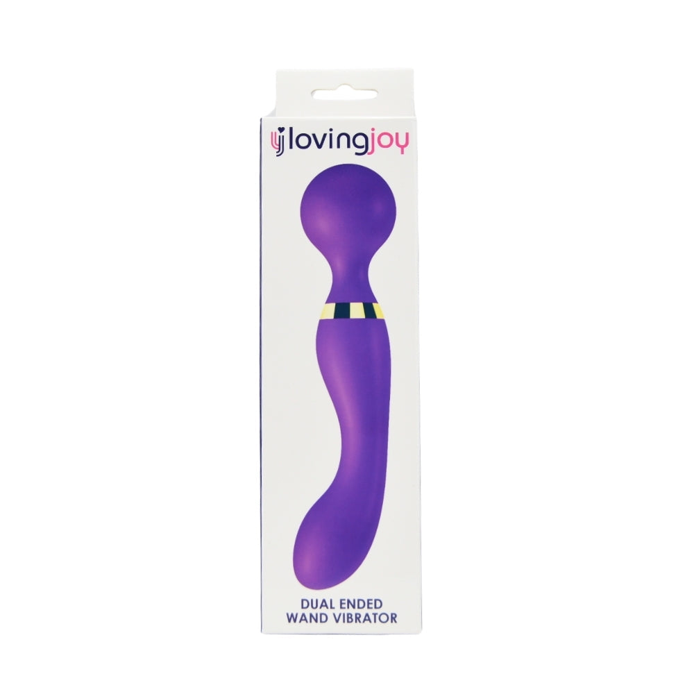 Loving joy dual ended wand vibrator - wand vibrators peaches and screams