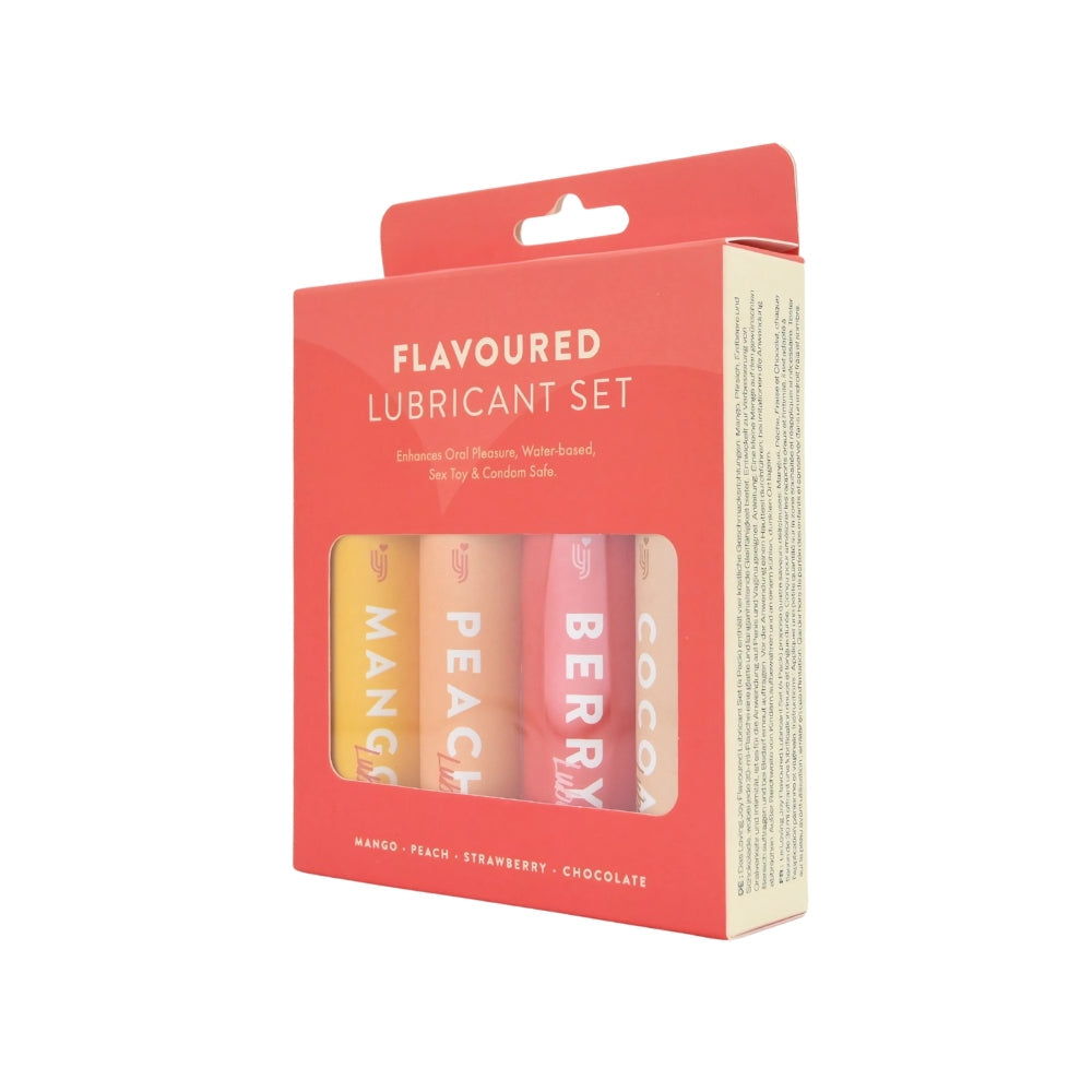 Loving joy flavoured lubricant set (4 pack) - lubricant peaches and screams