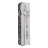 Loving joy rechargeable magic wand vibrator white - wand vibrators peaches and screams