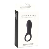 Loving joy rechargeable silicone vibrating cock ring - cock rings peaches and screams