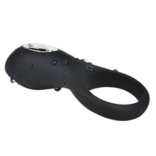 Loving joy rechargeable silicone vibrating cock ring - cock rings peaches and screams