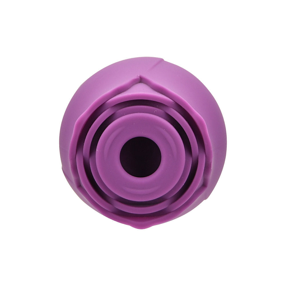 Loving joy rose toy clitoral suction vibrator purple - clitoral vibrators peaches and screams