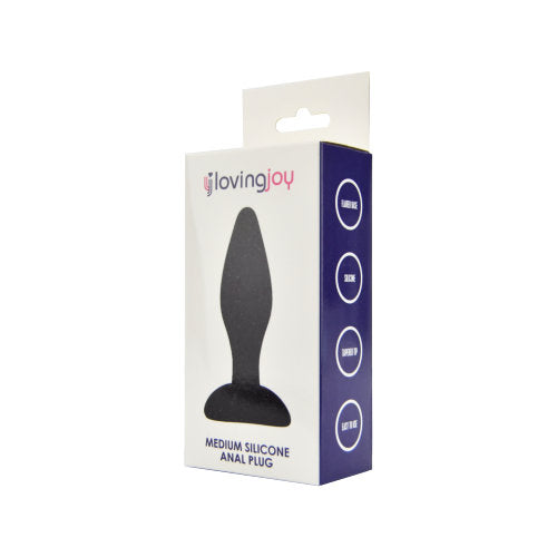 Loving joy silicone anal plug medium - butt plugs peaches and screams