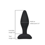Loving joy silicone anal plug small - butt plugs peaches and screams
